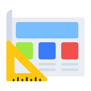 Düz dizayn, prototip simgesi