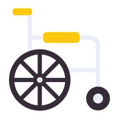 Modern bir tekerlekli sandalye ikonu.