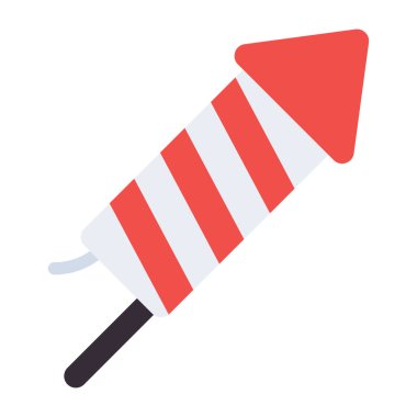 Kutlama havai fişeği taşıyıcısının düz tasarımı