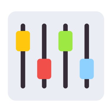 Çevrimiçi ses eşitleyicisinin bir simge tasarımı