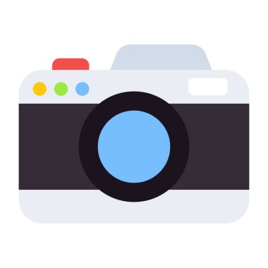 Düz dizayn, kamera simgesi