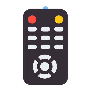 Düz dizayn, uzaktan kumandanın simgesi