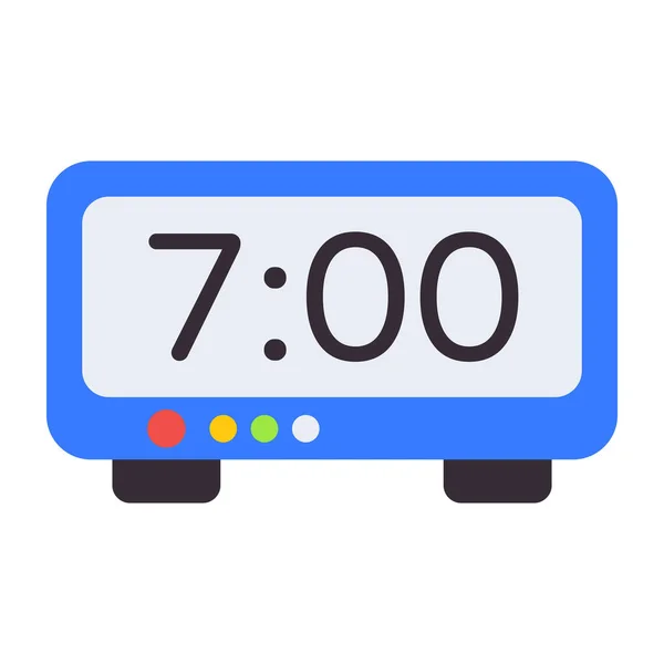 Flat Design Icon Digital Timer — Stockový vektor