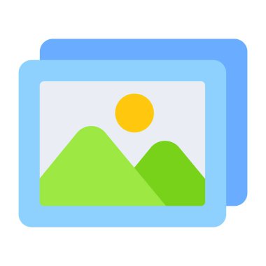 Düz dizayn, galeri dizini simgesi