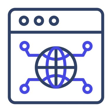 Bir özet tasarımı, web tarayıcısının simgesi