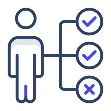     Bir tasarım, çalışan becerilerinin simgesi.