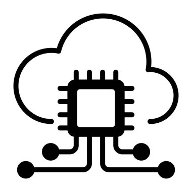 Katı bir tasarım, bulut çipinin simgesi