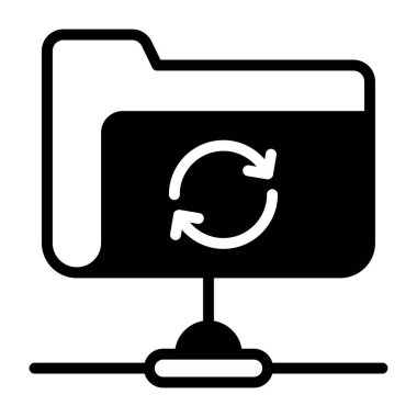 Bir glyph tasarımı, ağ dizininin simgesi