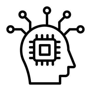 Doğrusal tasarım, zihin işlemcisinin simgesi