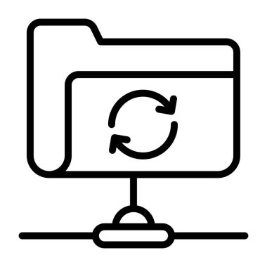 Bir doğrusal tasarım, ağ dizininin simgesi