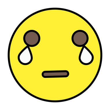 Rofl emoji yüzünün mükemmel bir tasarım simgesi 