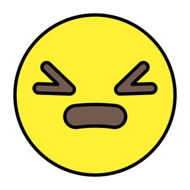 Sıkıca kapalı gözlü bir ifade. 