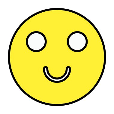 Sevimli ifadenin modaya uygun bir vektör tasarımı