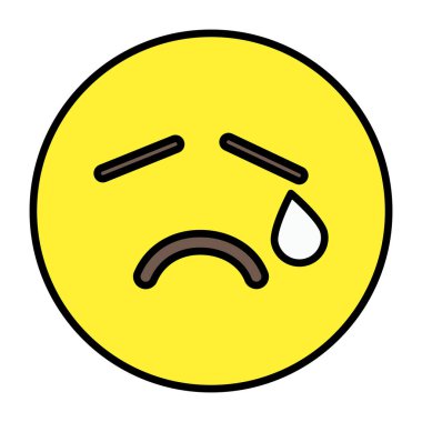 Göz yaşlarının yaratıcı tasarım simgesi 