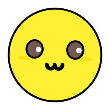 Şaşırmış duyguların eşsiz tasarım simgesi