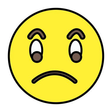 Üzücü duyguların son moda vektör tasarımı