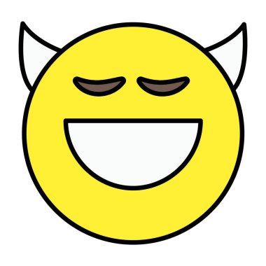 Boynuzlu Duygu, şeytan emojisinin simgesi. 