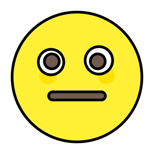 Ένα Μοντέρνο Σχεδιαστικό Εικονίδιο Του Ασυγκράτητου Emoji — Διανυσματικό Αρχείο