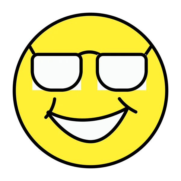 Premium Download Vector Glasses Emoji — Stock Vector