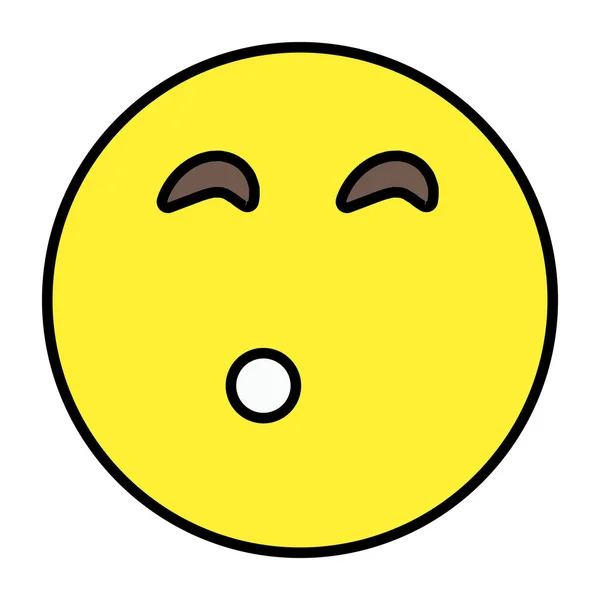 Perfect Design Icon Heart Eyes Emoji — Stock Vector