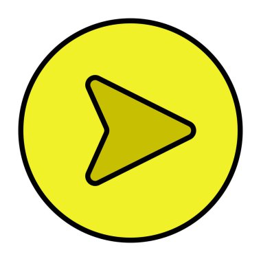 Harita okunun düz tasarım simgesi