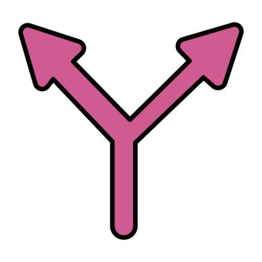 Y kesişiminin mükemmel tasarım simgesi