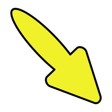 Sağ alttaki okun mükemmel tasarım simgesi