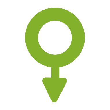 Çember aşağı okun eşsiz tasarımı