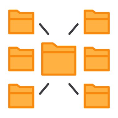 Dizin ağının modern biçim simgesi 