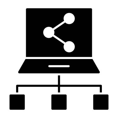 Paylaşım ağının moda tasarım simgesi