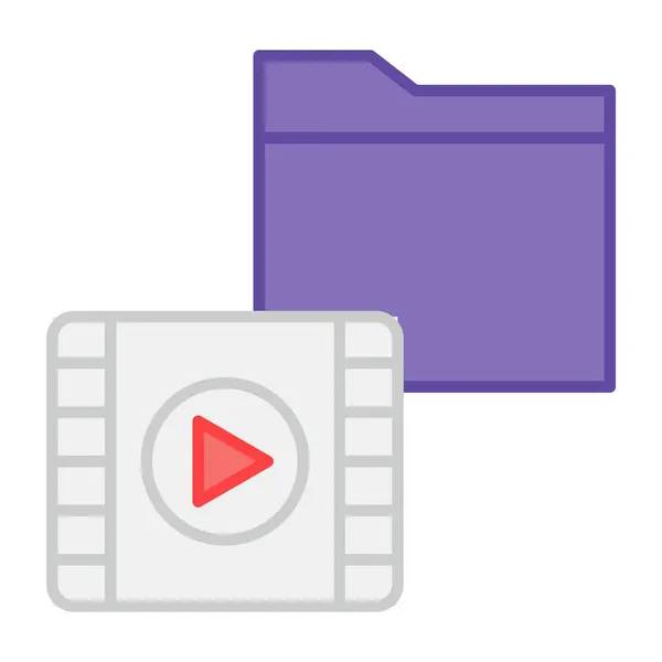 Vetcor Téléchargement Premium Dossier Multimédia — Image vectorielle
