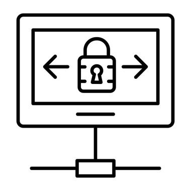 Güvenli ağın bir simge tasarımı