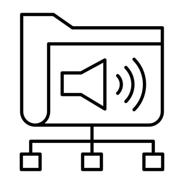 Ses dizininin mükemmel tasarım simgesi 