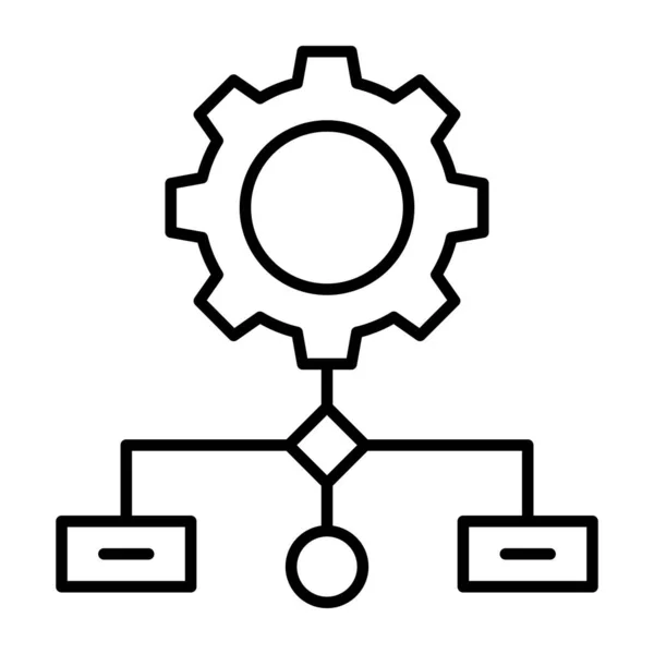 现代风格的网络设置图标 — 图库矢量图片