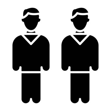 Bir kabartma tasarımı, çalışanların simgesi