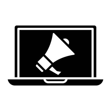 Bir kabartma tasarımı, dijital pazarlamanın simgesi