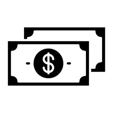 Bir kabartma tasarımı, banknot simgesi
