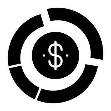 Bir kabartma tasarımı, para tablosu simgesi