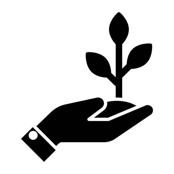 Grafikai Tervezés Ikon Növényápolás — Stock Vector