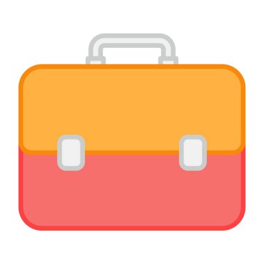 Düz dizayn, evrak çantasının simgesi