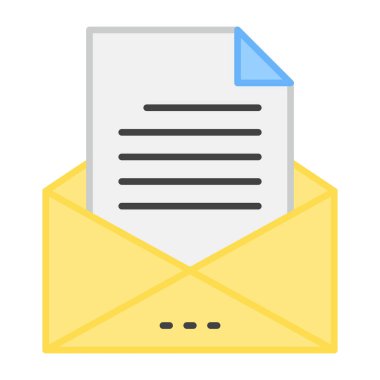 Düz dizayn, posta simgesi