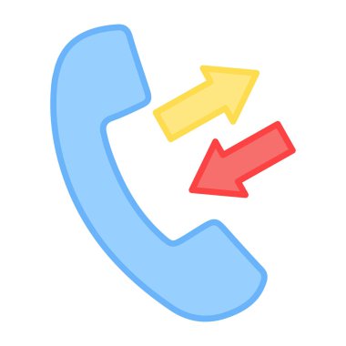 Düz tasarım, çağrı yönlendirme simgesi