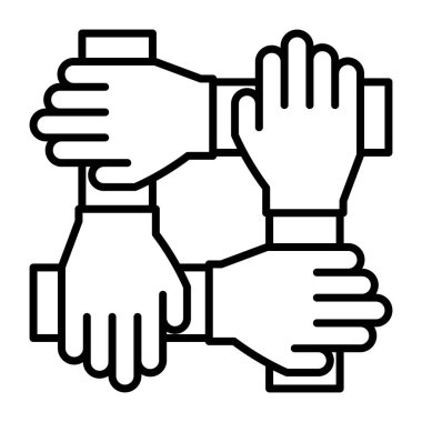 Bir doğrusal tasarım, birliğin simgesi