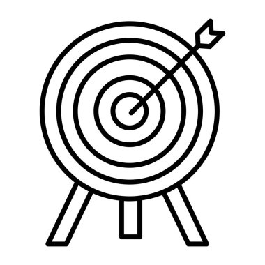 Bir doğrusal tasarım, hedefin simgesi