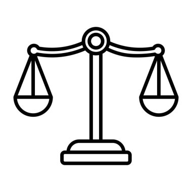 Doğrusal tasarım, adaletin simgesi