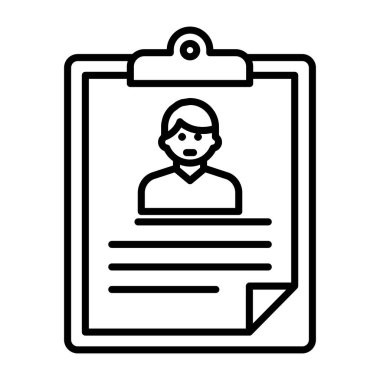 Bir doğrusal tasarım, CV simgesi