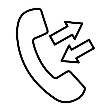 Bir doğrusal tasarım, çağrı yönlendirme simgesi