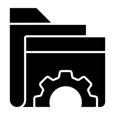 Gear with document case, solid design of folder setting