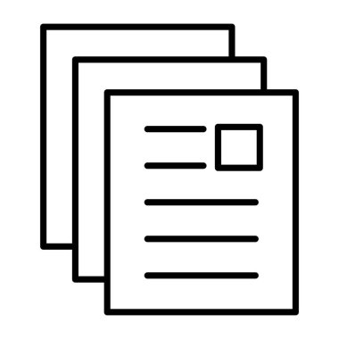 Modern design icon of files
