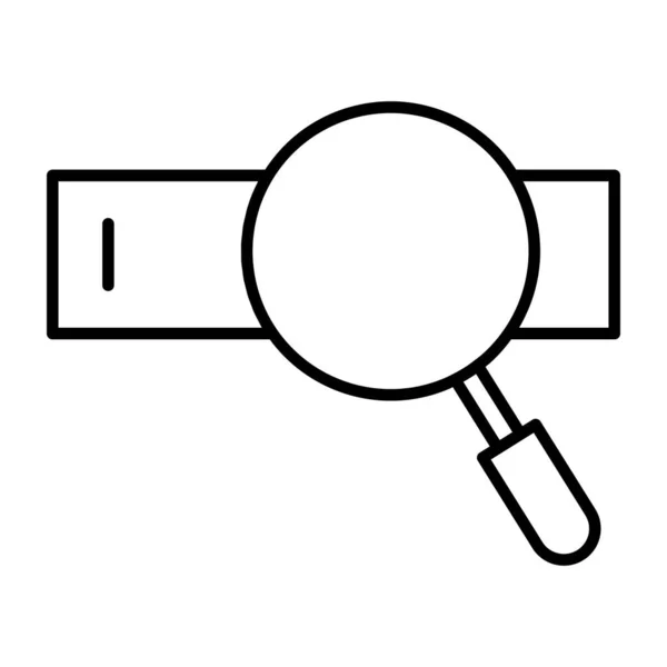 Editable Design Icon Search Bar — Stock Vector